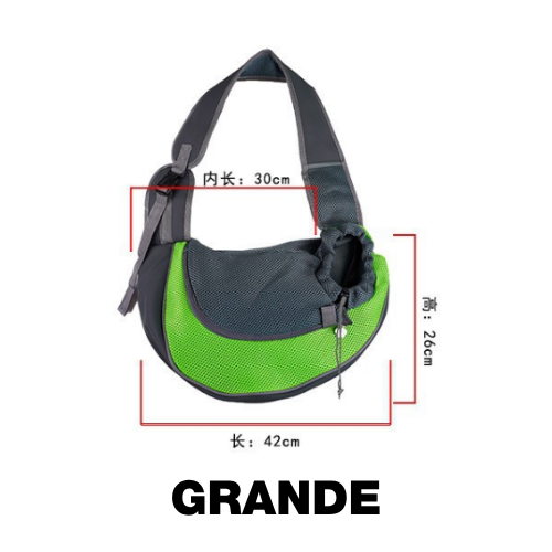 bolso canguro cruzado para perros ecuador