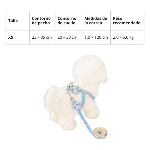 arnes con correa para perros pequeños ecuador pechera talla xs para cachorros y gatos quito guayaquil arnes estampado con peluche para michis pechera liviana antitirones para perros toy ecuador conjunto de arnes y tira para chihuahua pomerania pechera con correa para gatitos cuenca ambato arnes de paseo floreado para mascotas pequeñas accesorios para mascotas pequeñas guayaquil
