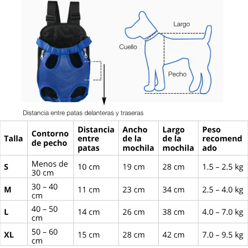 Canguro Transportador Para Mascotas - Imagen 2