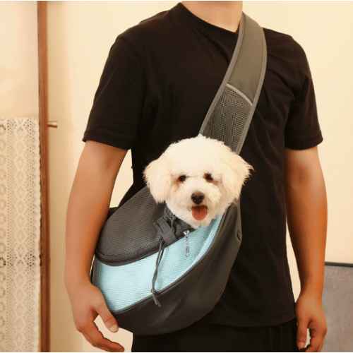 bolso manos libres para llevar perros