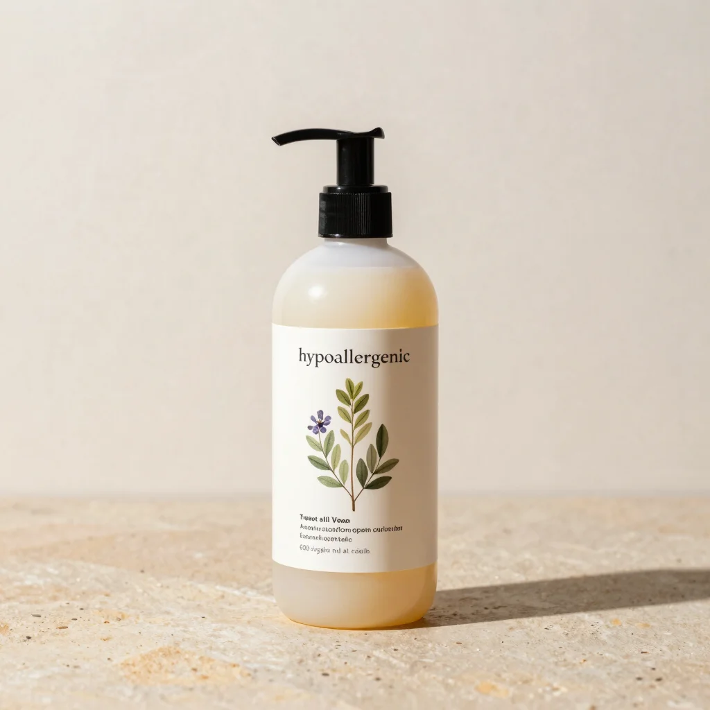 Shampoo Hipoalergénico con Aloe Vera